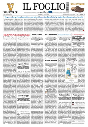 Prima-pagina-il foglio-messina-edizione-di-oggi-20-02-2025